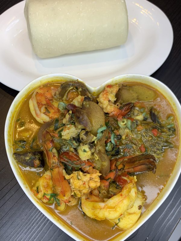 Seafood native soup
