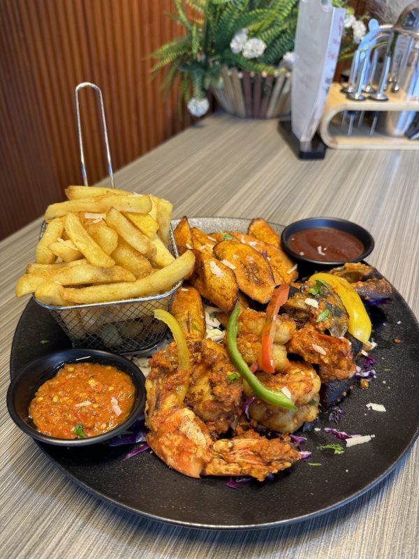Chips With Prawns